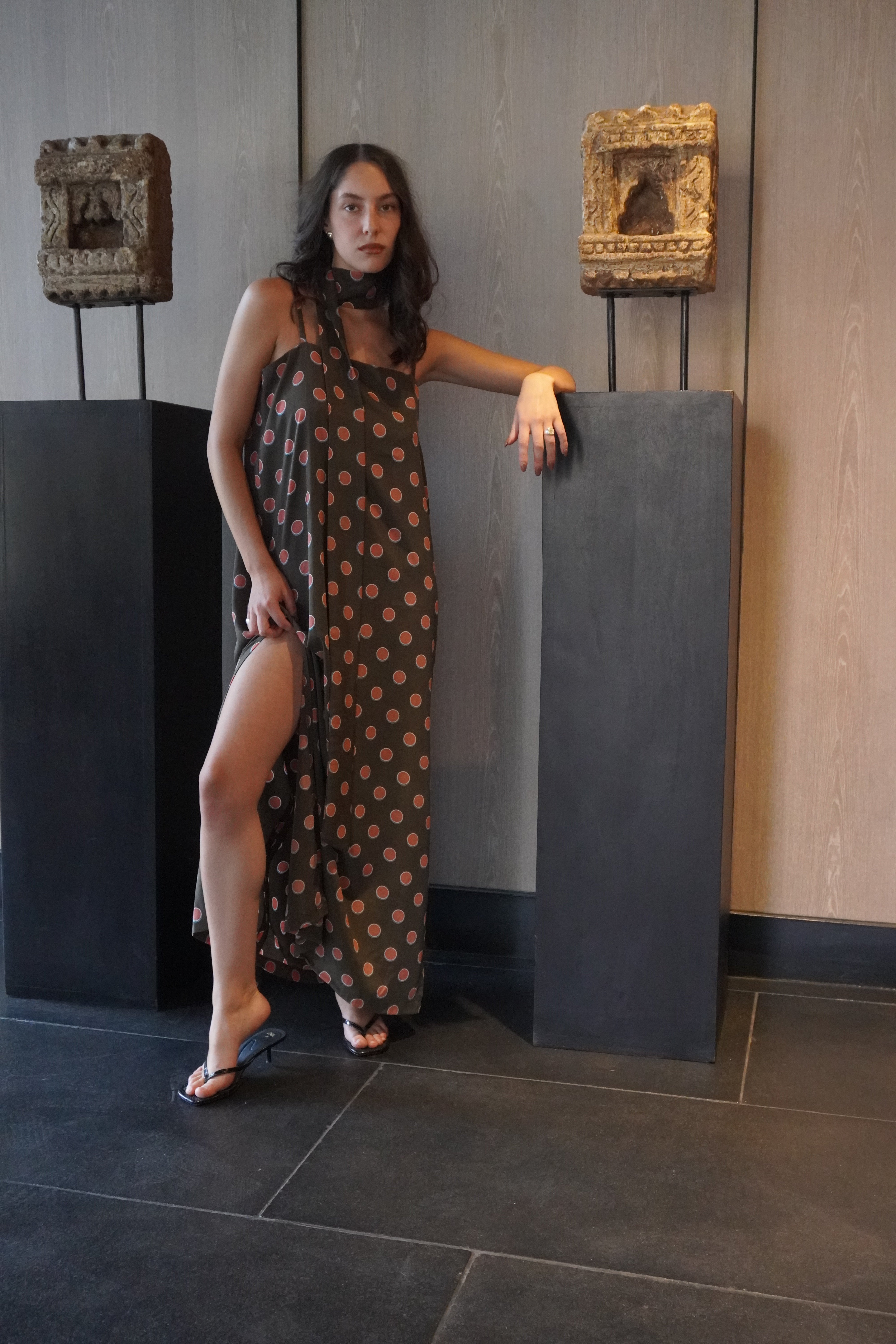 Vestido lunares